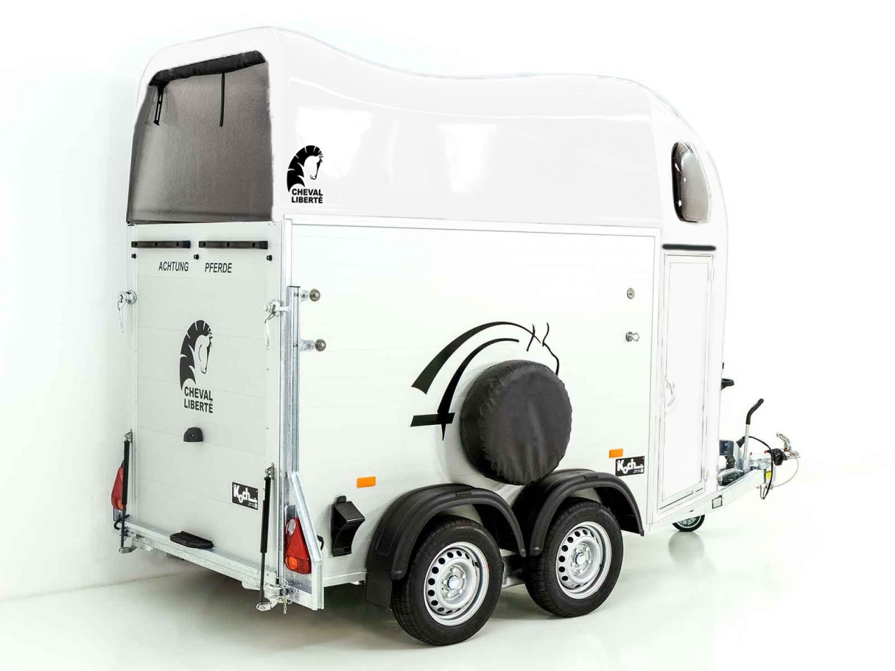 Cheval Liberte Pferdeanhänger GOLD One 1,5er|Pullman-Fahrwerk|weiß-Neu