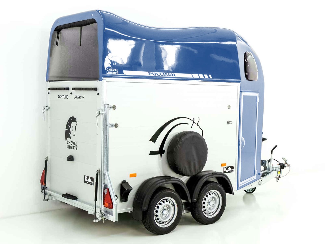 Cheval Liberte Pferdeanhänger GOLD One 1,5er|Pullman-Fahrwerk|blau-Neu