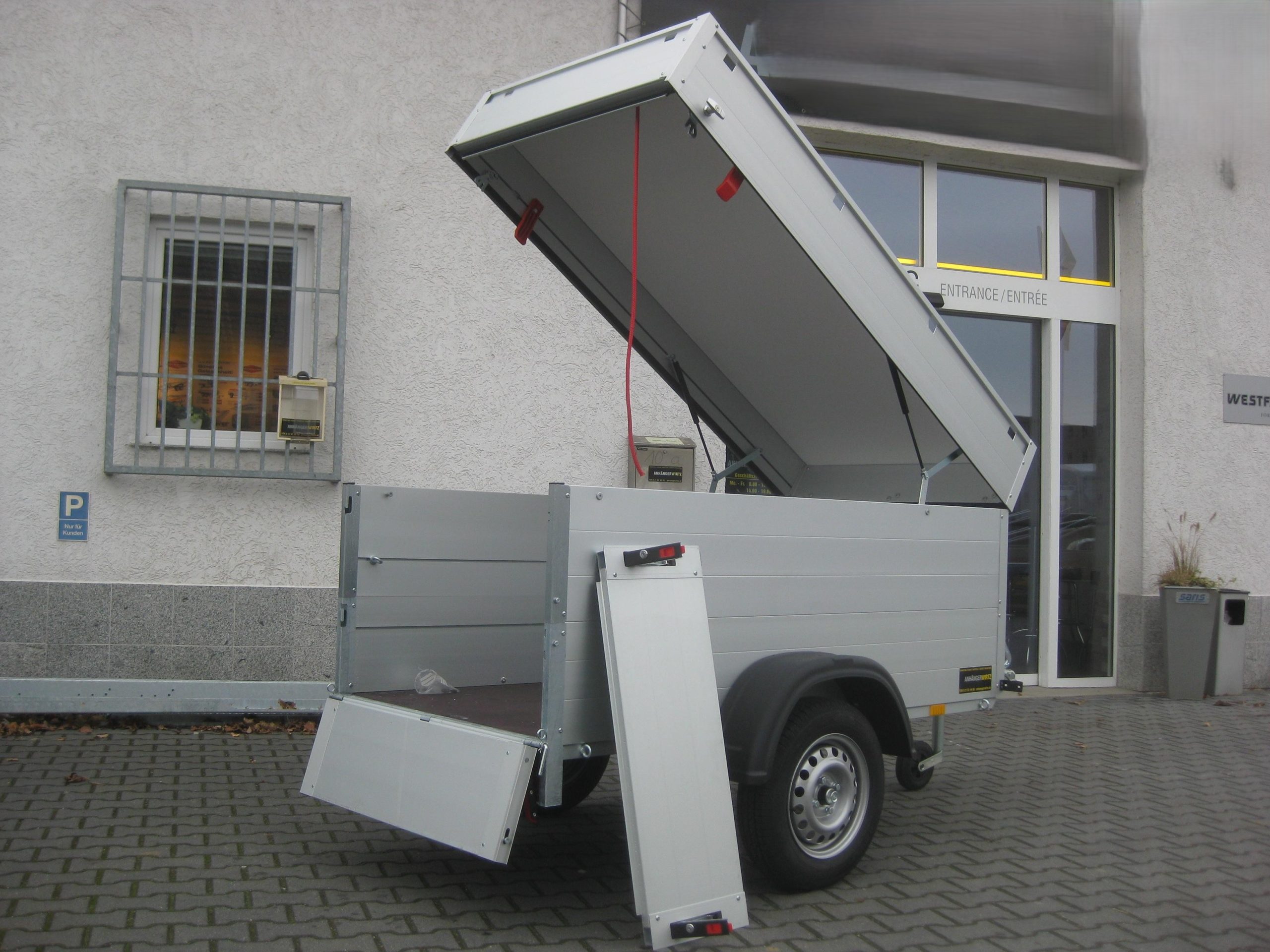 ALUBOXX Deckelanhänger GT 750 VT1 201x101x83cm (XS) 750kg