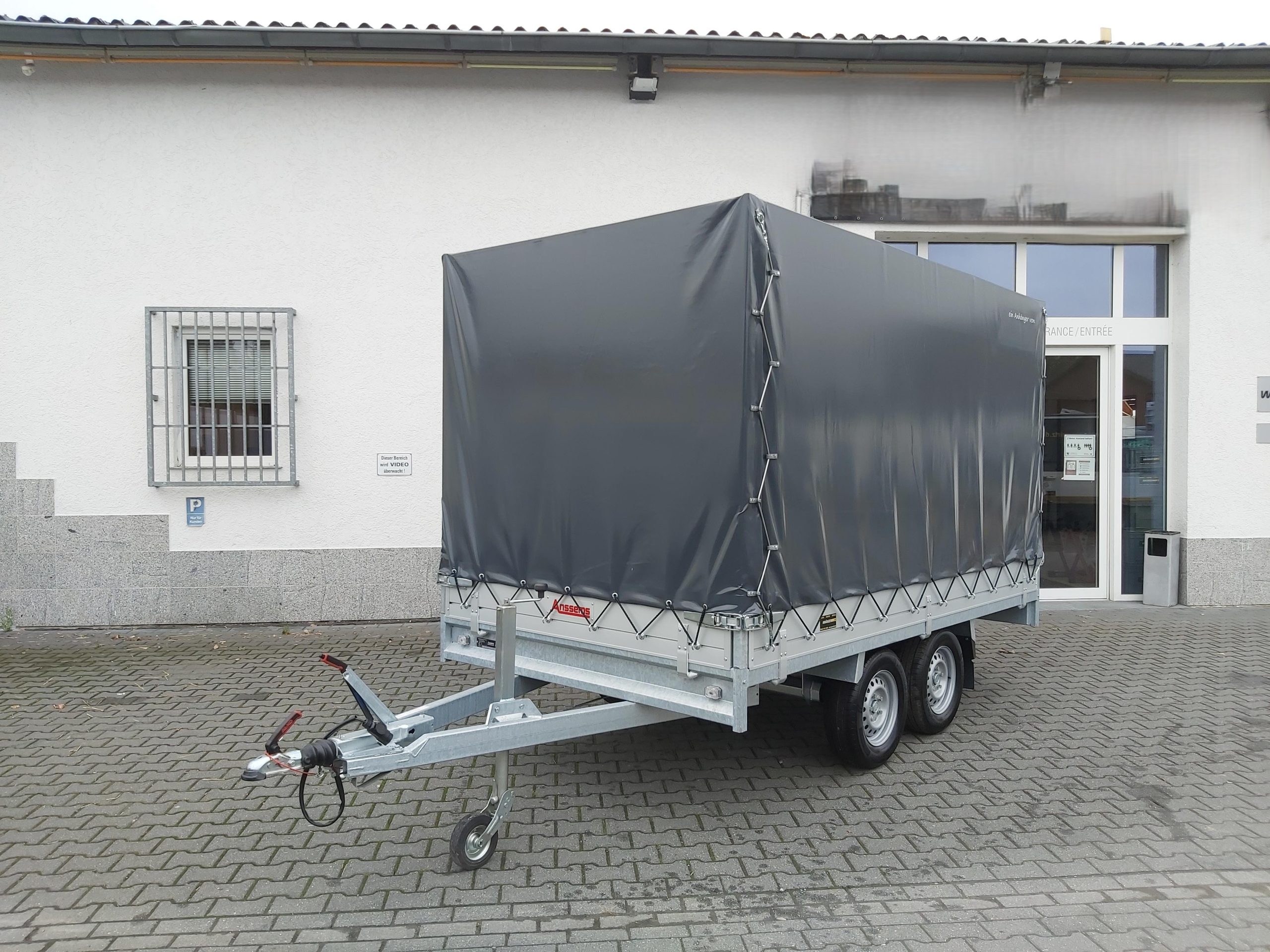 Anssems Hochlader PSX – S 2500 325x178x30cm 180cm Hochplane grau (L) 2500kg Aktion